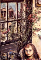Nena na galera. Carmen Rodriguez de Legsima. n.1896 - m.1980. leo sobre tela.
